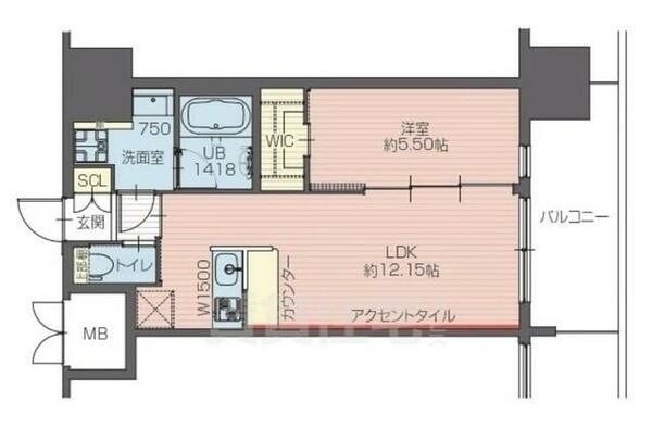 プレジオ九条｜大阪府大阪市西区本田２丁目(賃貸マンション1LDK・5階・42.48㎡)の写真 その2