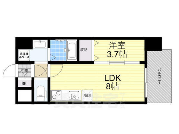 アプリーレ阿波座南｜大阪府大阪市西区立売堀６丁目(賃貸マンション1LDK・7階・29.30㎡)の写真 その2