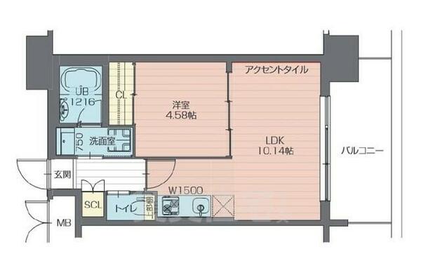 プレジオ阿波座｜大阪府大阪市西区川口３丁目(賃貸マンション1LDK・15階・35.42㎡)の写真 その2