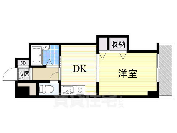 ノルデンハイム新北野｜大阪府大阪市淀川区新北野３丁目(賃貸マンション1DK・9階・26.77㎡)の写真 その2