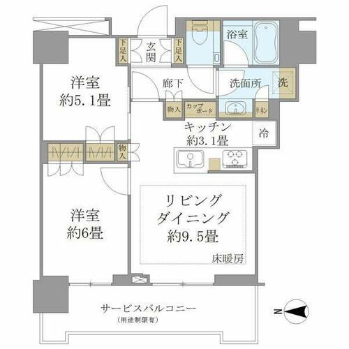 同じ建物の物件間取り写真 - ID:214055852418