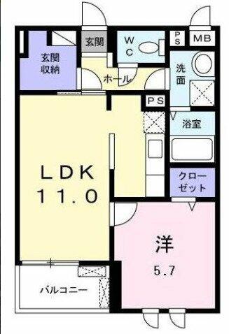 同じ建物の物件間取り写真 - ID:214055854689