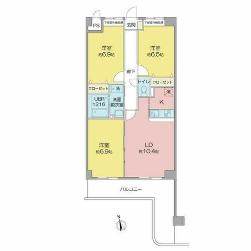 同じ建物の物件間取り写真 - ID:223032090955