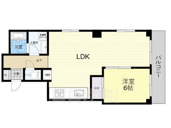 ヤマノビル 403｜東京都杉並区井草５丁目(賃貸マンション1LDK・4階・48.39㎡)の写真 その2