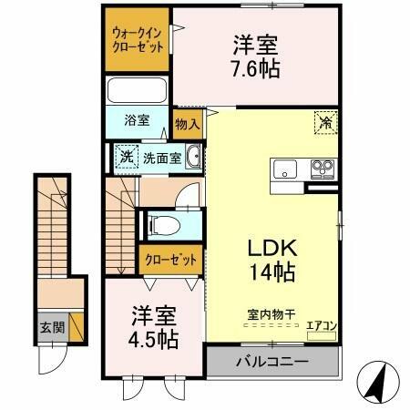 同じ建物の物件間取り写真 - ID:208009337401