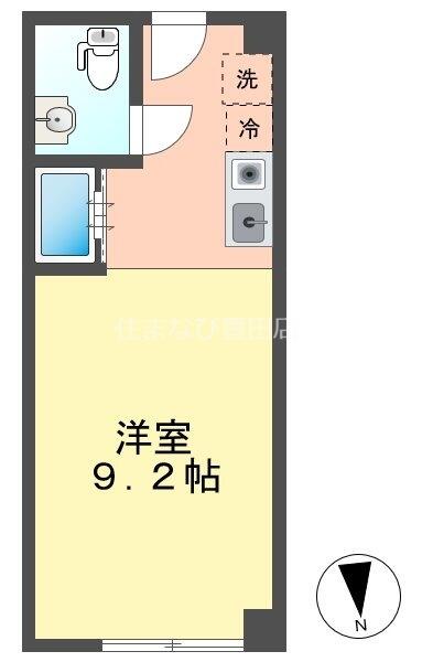 センテナリオホソヤ｜愛知県豊田市細谷町４丁目(賃貸マンション1R・4階・24.90㎡)の写真 その2