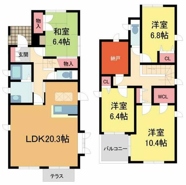 シャーメゾン芦屋三条南町｜兵庫県芦屋市三条南町(賃貸一戸建4SLDK・--・136.90㎡)の写真 その2