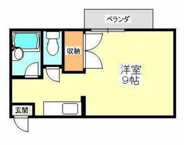 熊本県熊本市中央区大江２丁目(賃貸アパート1R・1階・25.30㎡)の写真 その2