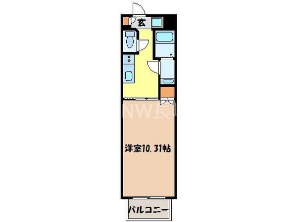 アトラスコート 602｜長崎県長崎市油屋町(賃貸マンション1K・6階・30.60㎡)の写真 その2