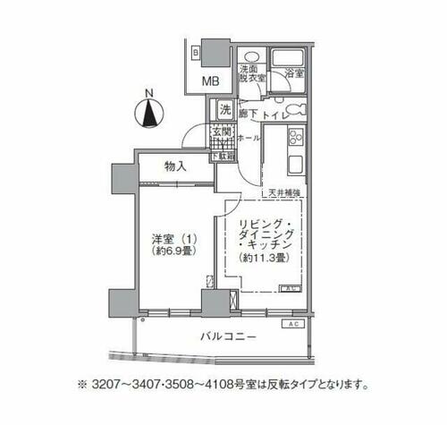 同じ建物の物件間取り写真 - ID:213103567053