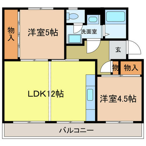 同じ建物の物件間取り写真 - ID:227074564085