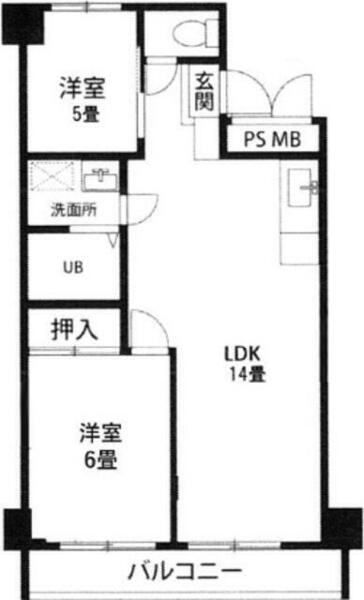 ＰＬＥＮＤＹ南浦和｜埼玉県さいたま市南区根岸１丁目(賃貸マンション2LDK・2階・49.62㎡)の写真 その2