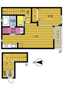 同じ建物の物件間取り写真 - ID:244003879992