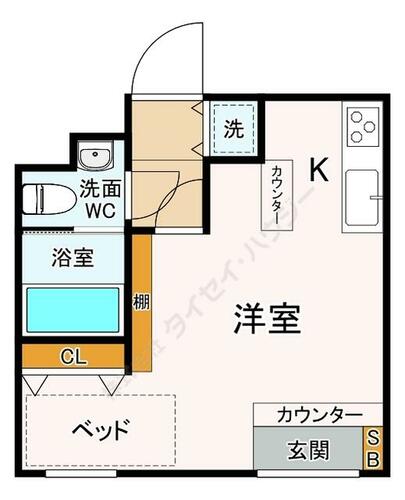 同じ建物の物件間取り写真 - ID:211046732570