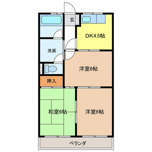 同じ建物の物件間取り写真 - ID:221010497667