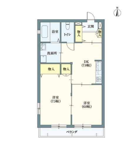 同じ建物の物件間取り写真 - ID:213102068704