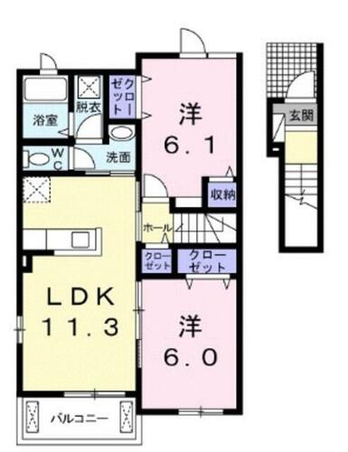 同じ建物の物件間取り写真 - ID:213102060933