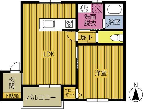 同じ建物の物件間取り写真 - ID:244003931836