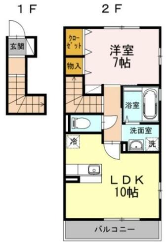 同じ建物の物件間取り写真 - ID:214055123419