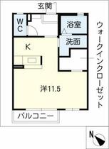 シャーメゾン三河安城  ｜ 愛知県安城市三河安城東町１丁目（賃貸アパート1R・1階・32.80㎡） その2