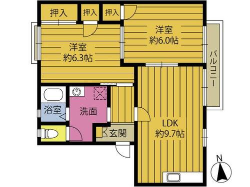 同じ建物の物件間取り写真 - ID:244003966079