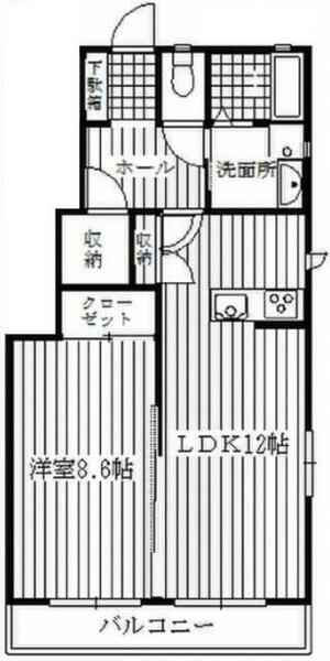 ハイツこうりょうⅡ｜神奈川県横浜市保土ケ谷区権太坂２丁目(賃貸アパート1LDK・1階・48.00㎡)の写真 その2