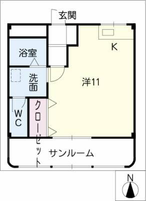 ハイツエクセル２１｜岐阜県本巣郡北方町曲路１丁目(賃貸マンション1R・1階・30.03㎡)の写真 その2