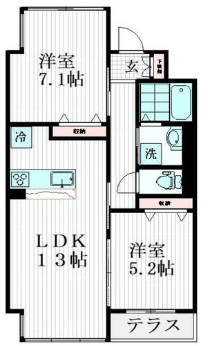 同じ建物の物件間取り写真 - ID:213102098872