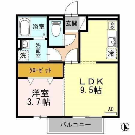 同じ建物の物件間取り写真 - ID:218000559139