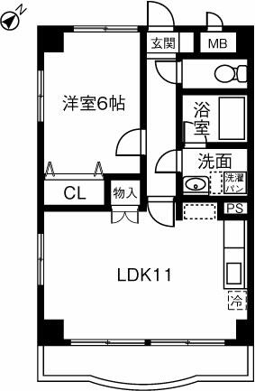 レジーナ鳥居松 103｜愛知県春日井市鳥居松町４丁目(賃貸マンション1LDK・1階・42.40㎡)の写真 その2