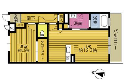 同じ建物の物件間取り写真 - ID:244004010083