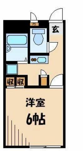 東京都北区浮間４丁目(賃貸マンション1K・2階・20.28㎡)の写真 その2
