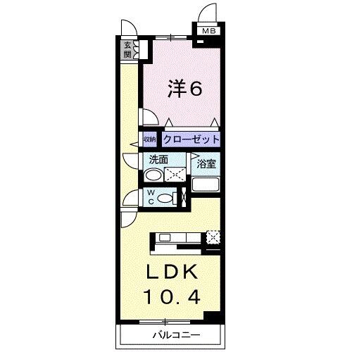 サニーブローテ住吉Ⅰ 307｜愛知県碧南市住吉町３丁目(賃貸マンション1LDK・3階・42.38㎡)の写真 その2