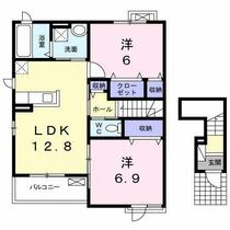 エアフィールド　Ⅱ 201 ｜ 三重県鈴鹿市南玉垣町（賃貸アパート2LDK・2階・61.30㎡） その2