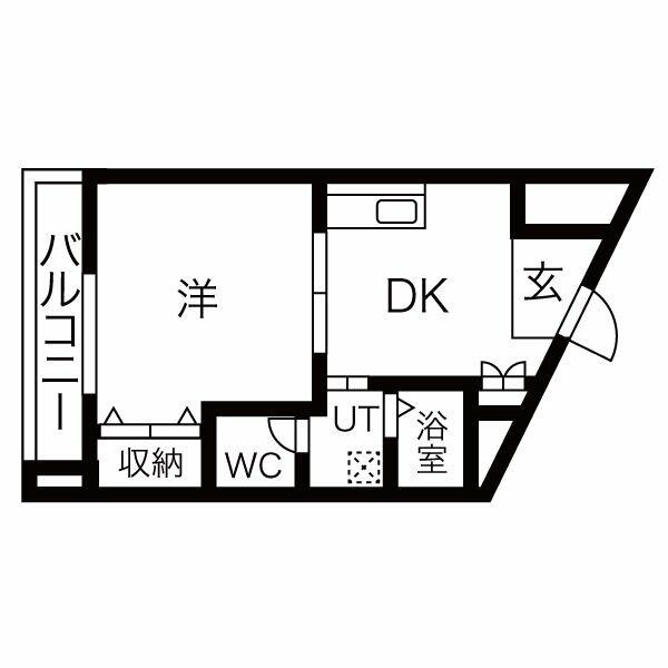 第５名昭ビル 315｜愛知県名古屋市名東区一社１丁目(賃貸マンション1DK・3階・37.83㎡)の写真 その1