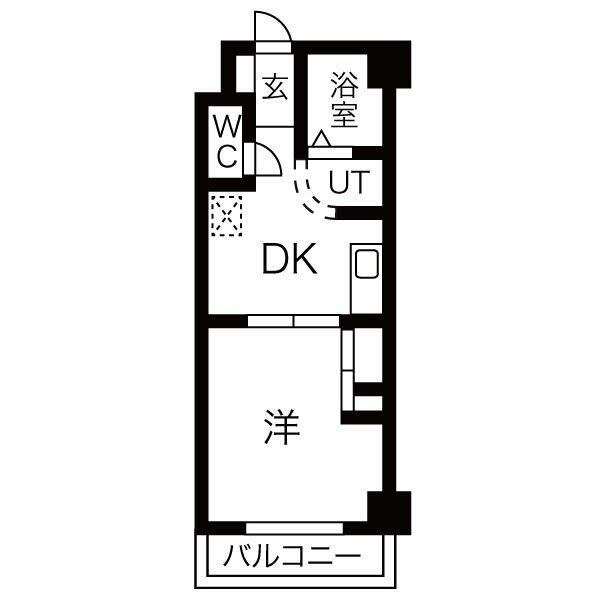 第５名昭ビル 405｜愛知県名古屋市名東区一社１丁目(賃貸マンション1DK・4階・31.39㎡)の写真 その1