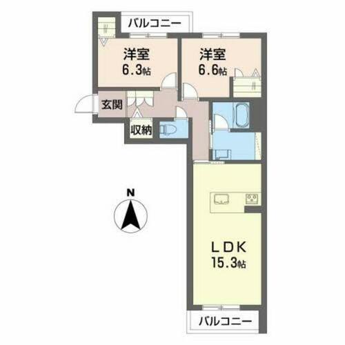 同じ建物の物件間取り写真 - ID:229009151294