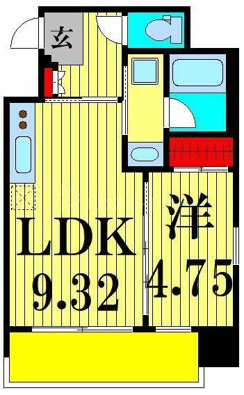 プレジオ亀有 904｜東京都葛飾区青戸８丁目(賃貸マンション1LDK・9階・35.66㎡)の写真 その2