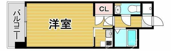 福岡県福岡市南区野間１丁目(賃貸マンション1K・9階・24.50㎡)の写真 その2