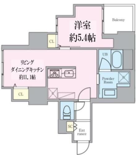 同じ建物の物件間取り写真 - ID:213102133215