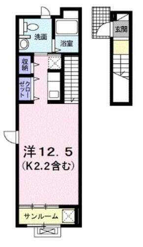 同じ建物の物件間取り写真 - ID:213102776387