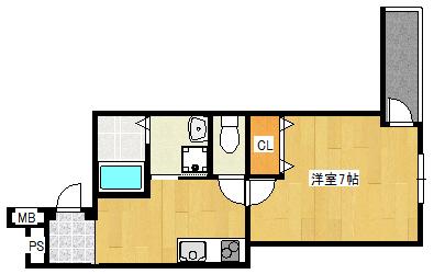 同じ建物の物件間取り写真 - ID:228049228652