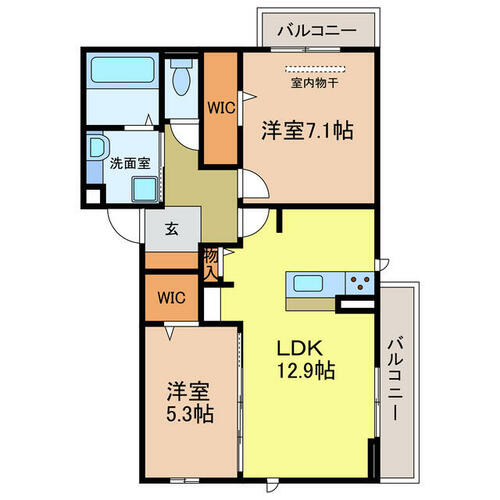 同じ建物の物件間取り写真 - ID:227080355471