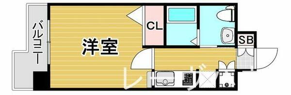 福岡県福岡市中央区白金２丁目(賃貸マンション1K・3階・24.97㎡)の写真 その2