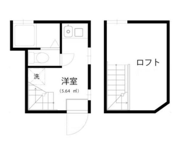 Ｉ．ＴＥＲＲＡＣＥⅡ｜東京都新宿区北新宿３丁目(賃貸アパート1R・2階・11.70㎡)の写真 その2