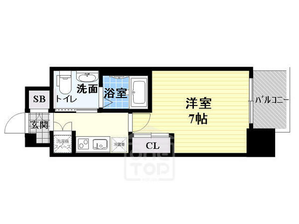 ファーストフィオーレ京橋パークフロント｜大阪府大阪市都島区東野田町５丁目(賃貸マンション1K・3階・23.63㎡)の写真 その2