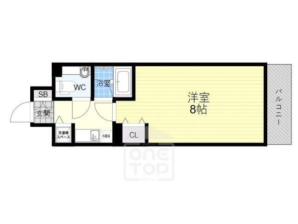 ヴィヴィッド京橋｜大阪府大阪市城東区鴫野西１丁目(賃貸マンション1K・4階・25.00㎡)の写真 その2