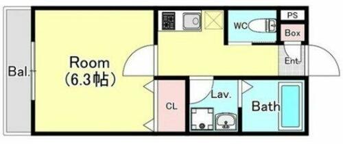 同じ建物の物件間取り写真 - ID:213105673517