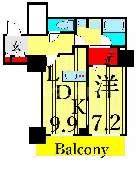 ロイヤルパークスタワー南千住｜東京都荒川区南千住４丁目(賃貸マンション1LDK・17階・45.25㎡)の写真 その2