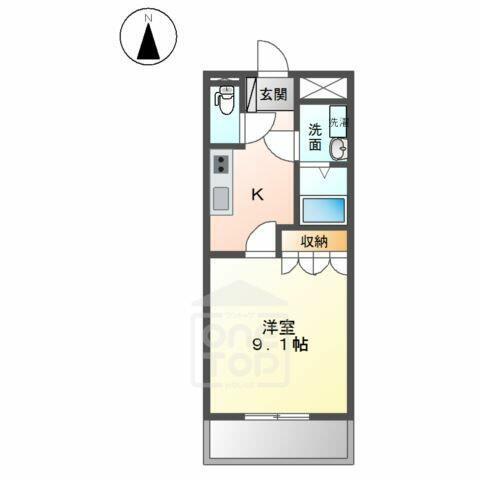 大阪府茨木市島４丁目(賃貸マンション1K・2階・29.75㎡)の写真 その2